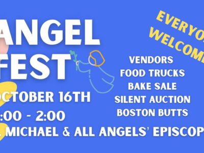 AngelFest at St. Michael’s is On! Coming Oct. 16 to Millbrook; Baked Goods, Silent Auction and Surprises