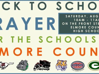 Back to School Prayer organized for Aug. 7 at Elmore County High School