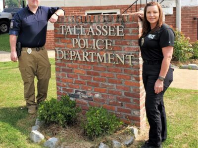 Tallassee Police Announce Officer Promotions: Genifer Drinkard, Matthew Manning