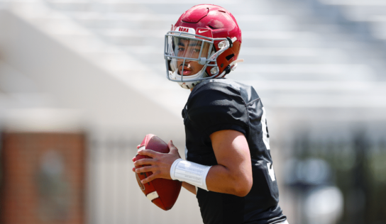 Bryce Young Setting School Records in His First Game as Starting Quarterback for Alabama