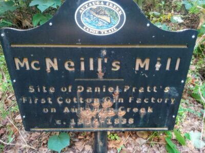 A Visit to the First ACIC Historic Marker on Autauga Creek; Please do not Trespass on Private Property