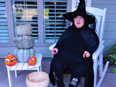 The Little Witch Who Waits in Eclectic Would Love to See Trick or Treaters