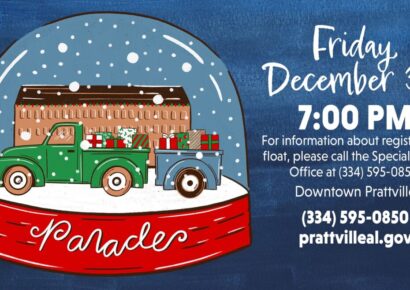 Pastor Thaylee Dickerson Named Grand Marshal for Prattville Christmas Parade Dec. 3