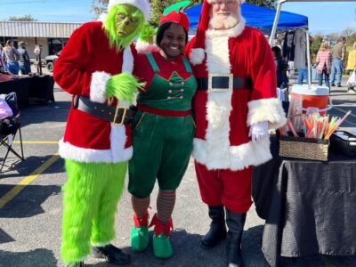 Alabama Backs the Blue Holiday Market: Vendors, Santa and The Grinch Mingle with Holiday Shoppers