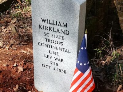 Revolutionary War Soldier Remembered with Official Marker on Grave by Old Autauga Historical Society