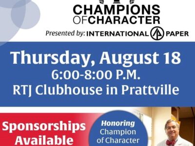 Sponsorships Available: Prattville-Autauga Character Coalition to Host Champions of Character Event