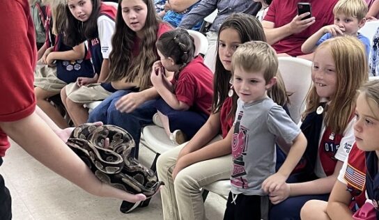 Local American Heritage Girls and Trail Life USA Group Host Kickoff Meeting with Animals of the Bible