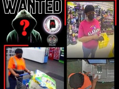 Prattville Police Seeking Fraudulent use of a Credit/Debit Card Suspect