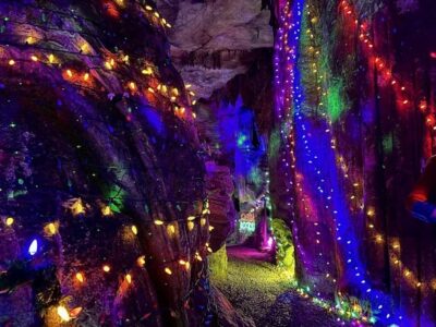 Great Christmas Family Time awaits at Rickwood Caverns State Park in Warrior, Alabama!