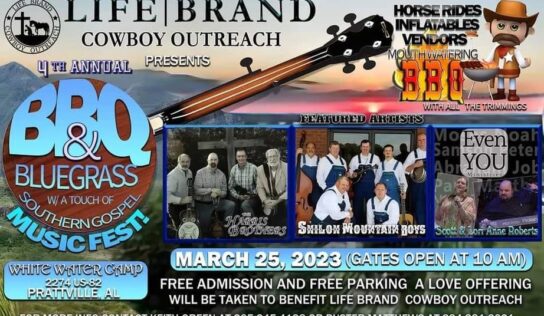 <strong>BBQ and Bluegrass Southern Gospel Music Fest is March 25</strong>