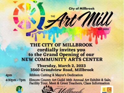 <strong>Ribbon Cutting for Millbrook’s Art Mill Community Arts Center is March 2</strong>