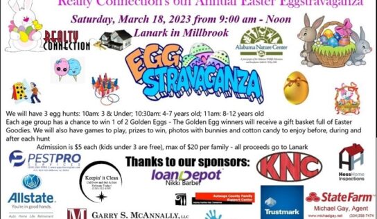 Realty Connection’s 6th Annual Easter Eggstravaganza is March 18 at Lanark of Millbrook
