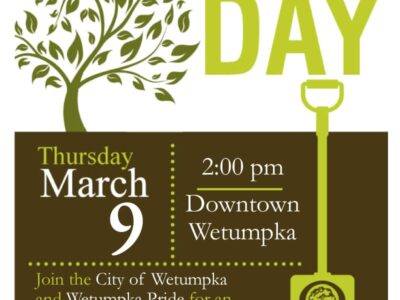 Arbor Day in Wetumpka coming March 9; Hosted by City and Wetumpka Pride