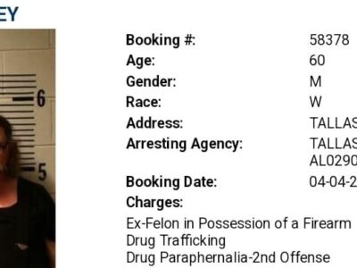 Tallassee Traffic Stop leads to over 42 Grams of Meth, Firearms; Mark Shannon Langley Arrested