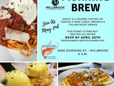 RSVP Now for Morning Brew at Fantail Restaurant