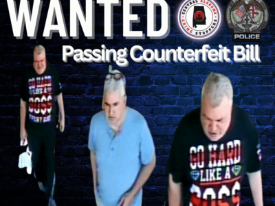 Prattville – Police Seeking Suspects Passing Counterfeit Bill at a Local Business