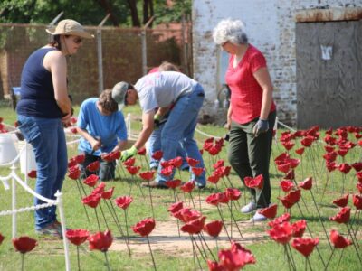Poppies are Blooming Downtown in Prattville to Remember the Fallen
