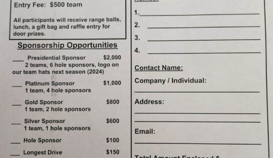 WHS Indian Open Golf Tournament Fundraiser coming Aug. 1 to RTJ Capitol Hill