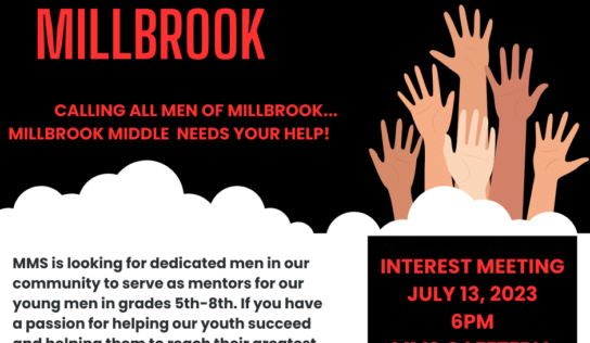Millbrook Middle to host ‘100 Men of Millbrook’ Program