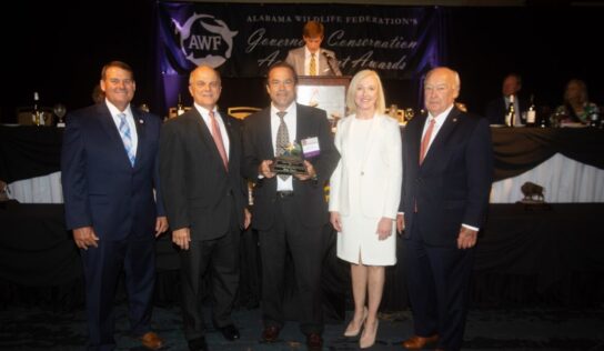 Michael “Blake” Harris Awarded Hunter Safety Instructor of the Year by the Alabama Wildlife Federation