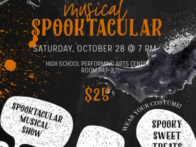 Spooktacular Musical Show Fundraiser Presented by PHS Show Choir coming Oct. 28