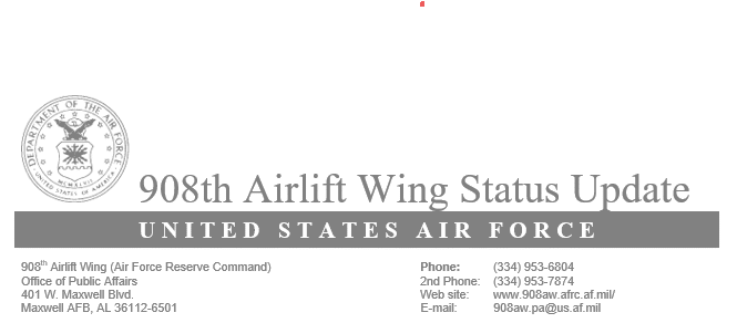 908th Airlift Wing November Update