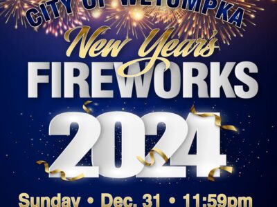 Wetumpka Fireworks coming for New Year’s Eve!