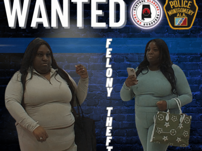 Reward Offered by CrimeStoppers regarding Montgomery Felony Theft