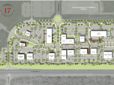 17 Springs: City of Millbrook preparing for Marketplace; 86,000 SF Fieldhouse to go ‘Vertical’ soon under Phase II
