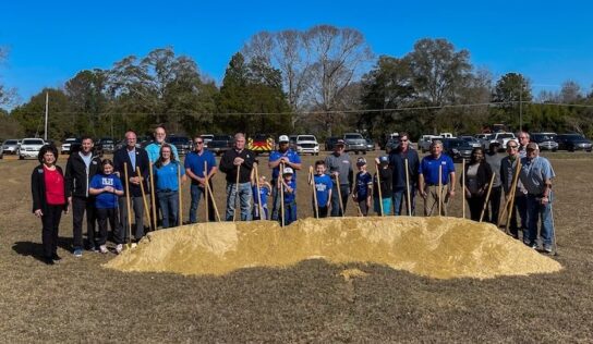 Town of Pine Level breaks ground on new Ball Park