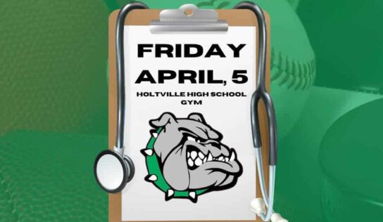Free Physical Day coming April 5 for Holtville School athletes
