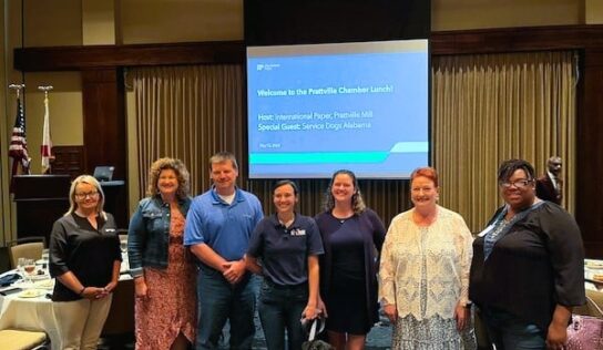 International Paper along with Service Dogs Alabama highlighted at chamber luncheon