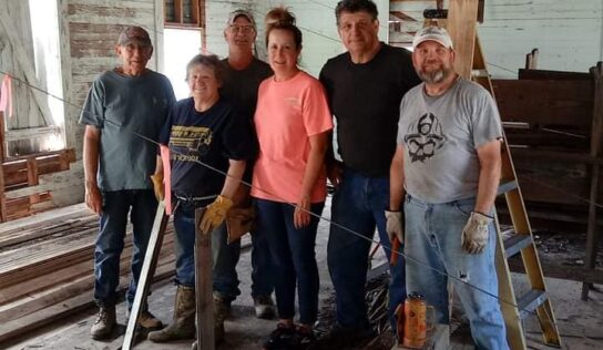 Thank you to Volunteers who work to preserve neglected structures in Autauga County!