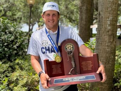 Former SEHS Golfer Josiah Gilbert Helps Auburn Win First National Golf Championship