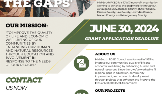 Grant Cycle for Mid-South RC&D closes June 30