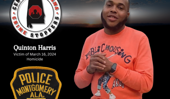Montgomery Police Seeking Information in Fatal March Shooting – Cash Reward Starting at $1,000.00 Offered