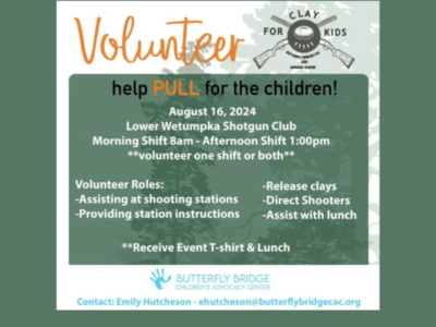 Lifting wings, Butterfly Bridge to host clay shoot fundraiser
