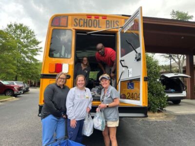 Locals penciled in time to ‘Stuff the Bus’ for Autauga County Schools