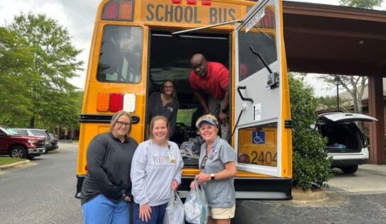 Locals penciled in time to ‘Stuff the Bus’ for Autauga County Schools