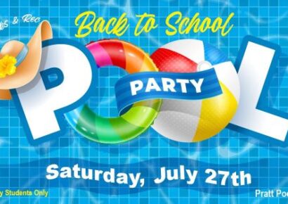 Come make a splash at the Back-to-School Pool Party this Saturday