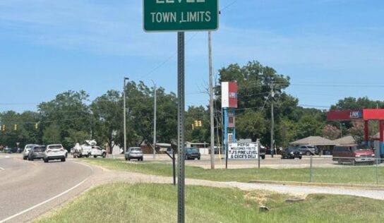 Town of Pine Level receives official town limit signs