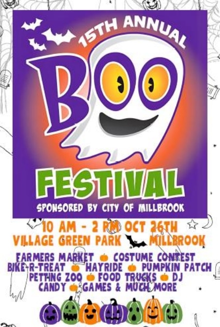 A fa-boo-lous weekend ahead, City of Millbrook to host its 15th Annual Boo Festival
