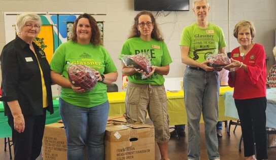 Pilot Club of Prattville presents 50 bicycle helmets to Montgomery Bicycle Club