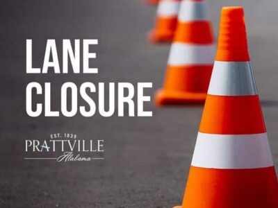 Lane Closures in Prattville for the Week of November 4-8, 2024