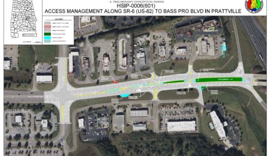 Cobbs Ford Road sees access management project with ALDOT