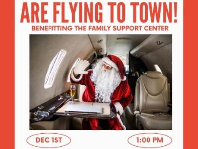 Flying in straight from the North Pole, Santa and Mrs. Claus to visit Cloud9 Aviation this Sunday