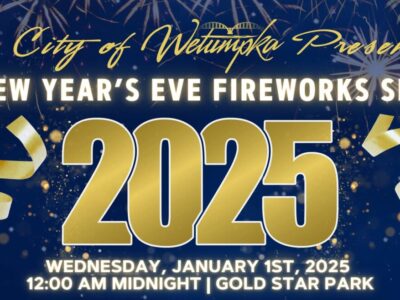 Celebrate the New Year in Wetumpka with the annual New Year’s Eve Fireworks Show