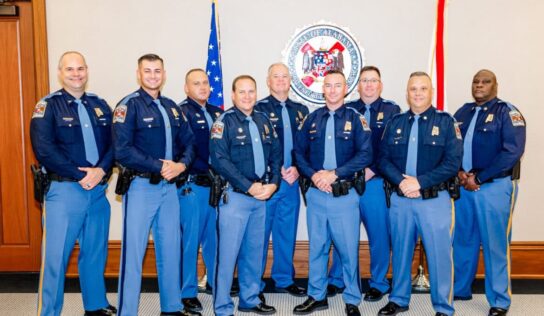 During ceremony Dec. 10, ALEA Trooper Reunited with Man he Saved in September