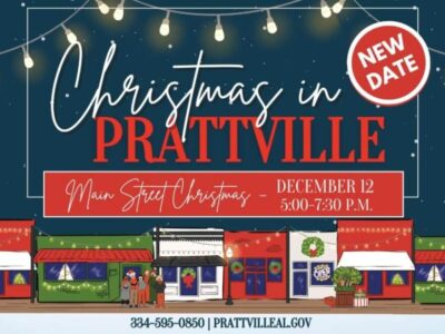 The Main Street Christmas event in Prattville has been rescheduled