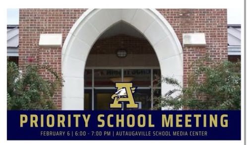 Priority School Meeting set for Autaugaville School Feb. 6